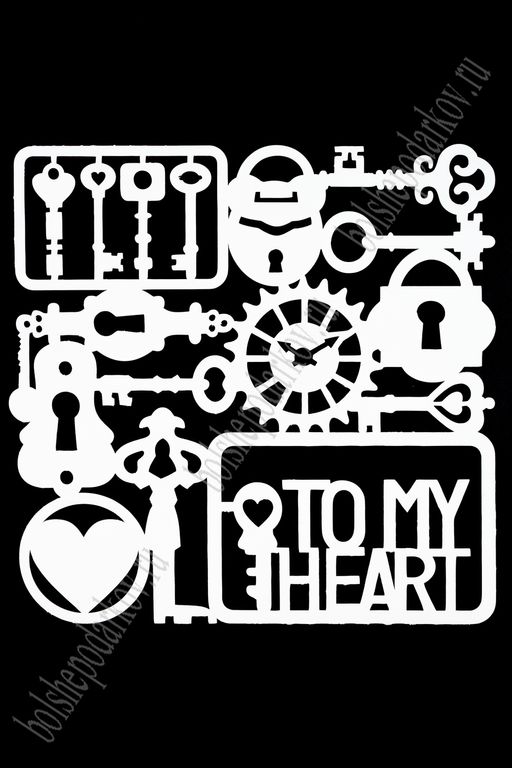 Трафарет "Ассорти" НМС-26 (15*15 см)