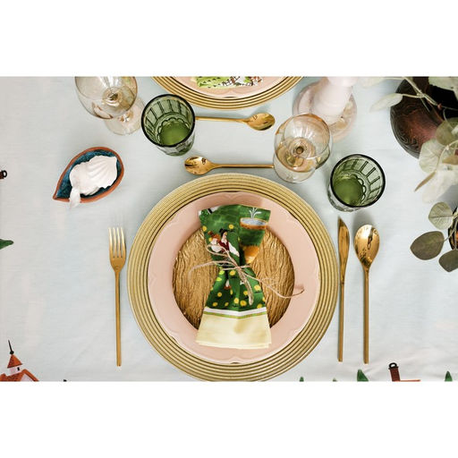 Набор столовый Этель Тоскана, скатерть 180х150 см, салф. 40х40 см-8шт, 100% хл  фото 7