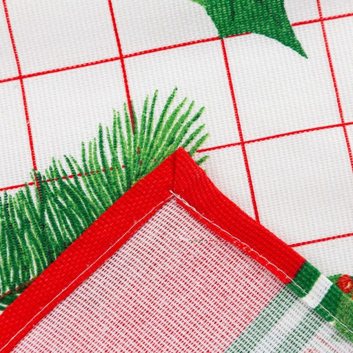 Скатерть новогодняя Доляна New Year 146?220 см, 100% хлопок, рогожка 164 г/м?