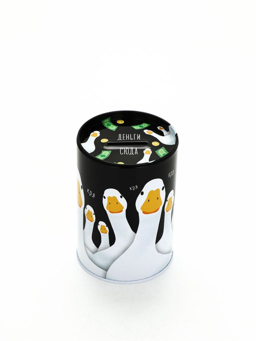 Копилка для денег «Банка. Кря», металл, 8×12 см