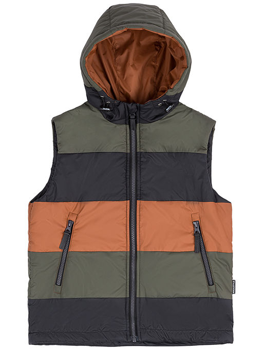 ЖИЛЕТ 9м6924 хаки/фундук - Nikastyle фото 2