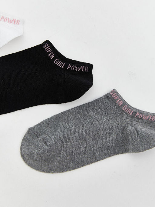 K?z ?ocuk Patik ?orap 3l?