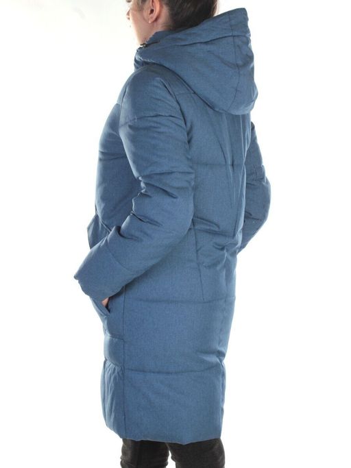 350 BLUE Пальто женское зимнее (200 гр. холлофайбера) - Fashion фото 8