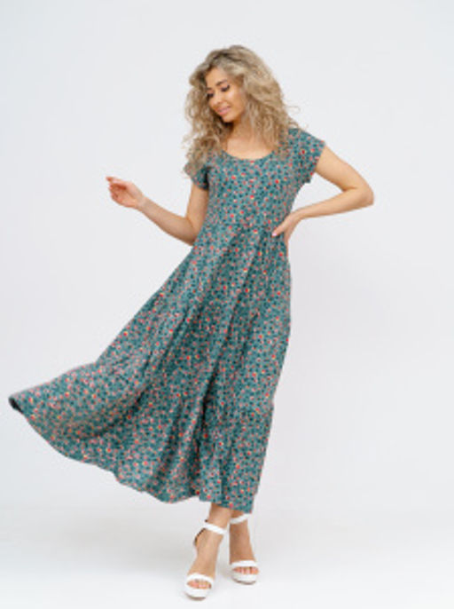 824 Платье "хаки"