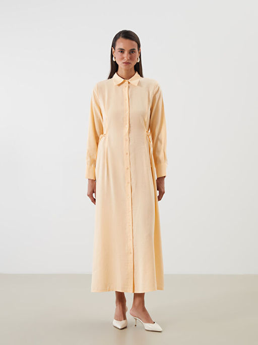 Modal Kar???ml? G?mlek Elbise