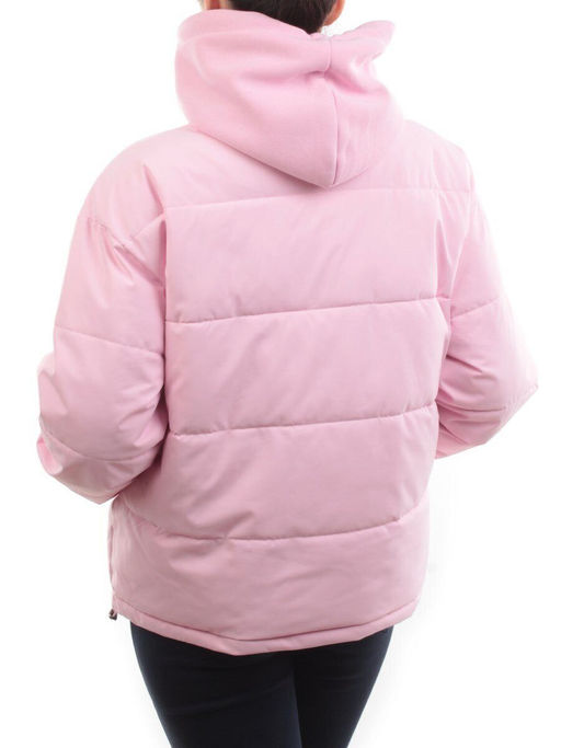 H24-088 PINK Куртка демисезонная женская (120 гр. холлофайбер) - Fashion фото 6