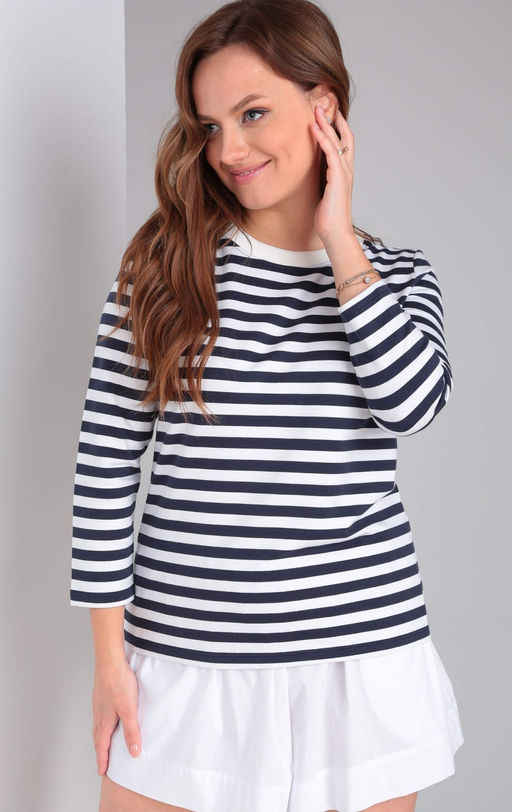 Джемпер TATTICA 501.1 белый/синий  фото 3