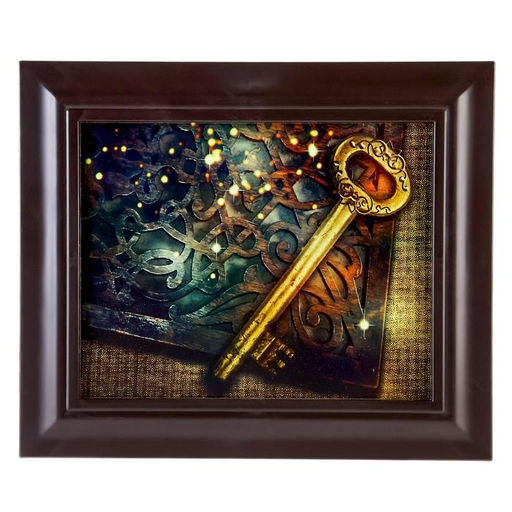 Ключница настенная «Ключ», панно, венге, 26×31×4.5 см