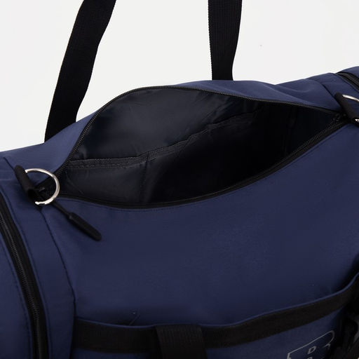 Сумка спортивная на молнии, 2 наружных кармана, цвет синий - Simaland фото 4