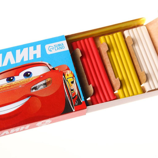 Пластилин 6 цветов 90 г , Тачки - Disney фото 2