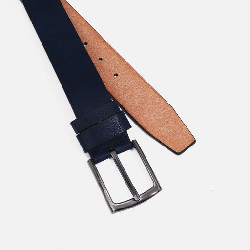 Ремень мужской, ширина 3,5 см, винт, пряжка металл, цвет синий - Simaland фото 2