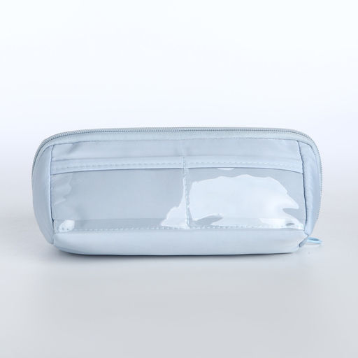 Косметичка на молнии, маленькая, с отделами, голубая - Simaland фото 2