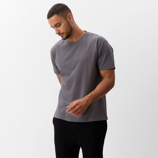 Футболка мужская MINAKU, серая, размер 42-44