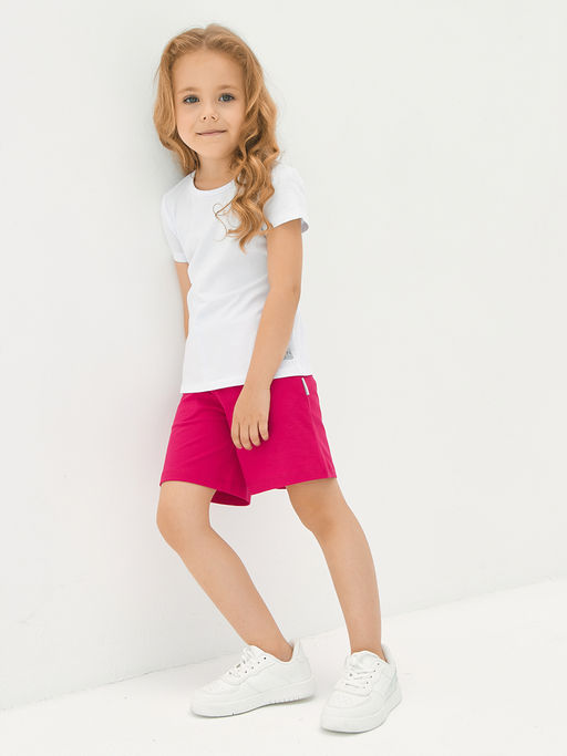 Темно-розовые шорты для девочки - Kogankids фото 5