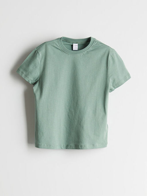 Bisiklet Yaka Bask?l? Erkek ?ocuk Ti??rt 3l?