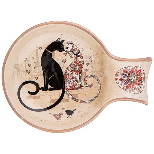 ПОДСТАВКА ПОД ЛОЖКУ AGNESS ПАРИЖСКИЕ КОТЫ 15*11,5*2,5 СМ фото 4