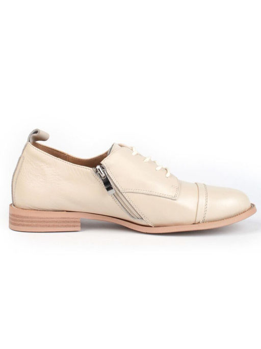 03-HP9958M BEIGE Полуботинки женские (натуральная кожа)