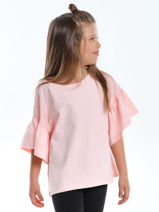Футболка подростковая одежда UD 7909 крем-розовый - Mini maxi фото 5