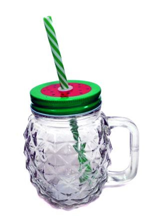 Кружка стекл для смузи "Ананас", арт. 56534