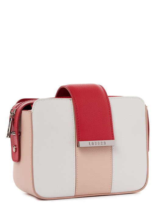 Сумка Labbra L-15329MP white/l.pink/hibiscus