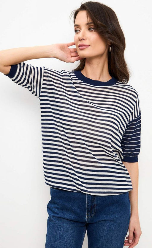 Джемпер жен. к/р F-89278 navy-milk - Fine joyce фото 9