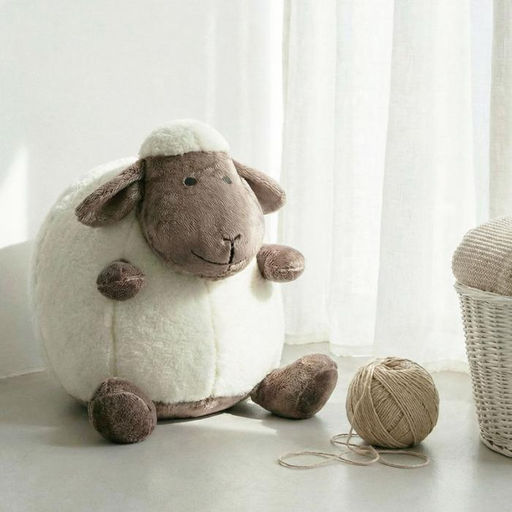 Подушка декоративная арт.1184692-12 Овечка БЯША шерсть