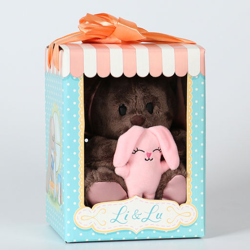 Мягкая игрушка «Li с зайцем», заяц, 25 см