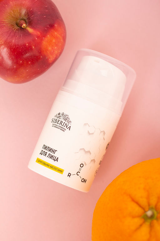 Пилинг для лица с фруктовыми кислотами SIBERINA