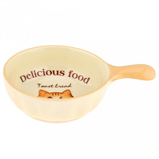 Делишес фуд (Delicious food) Салатник фарфоровый 600мл, 22х15,2х5,5см, с ручкой, с деколью (Китай) - Домашняя мода фото 2