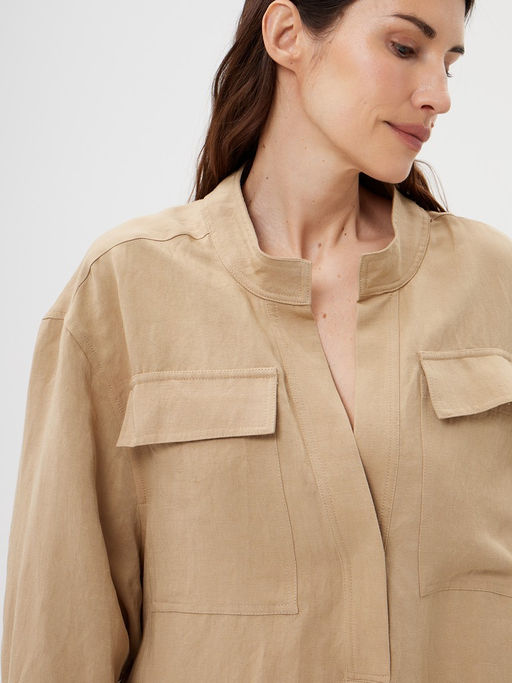 Платье-рубашка женское 12621-35060 beige