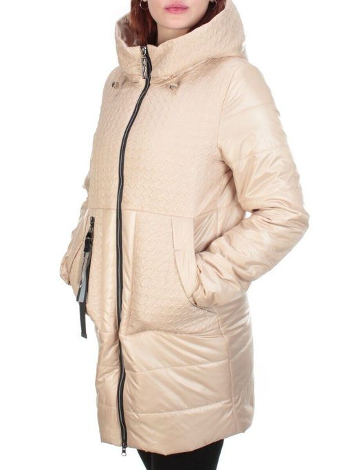 167 BEIGE Куртка демисезонная женская ROVITHI (100 гр.синтепона) - Fashion фото 3