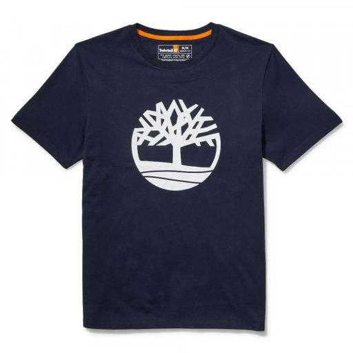 Мужская футболка Timberland SS Tree Logo T синяя фото 6