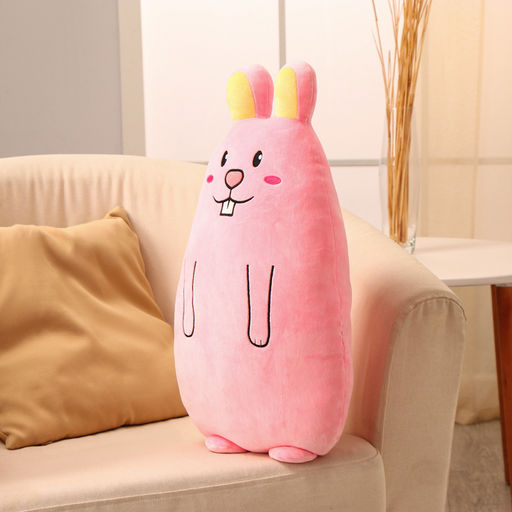 Мягкая игрушка «Зайка», 50 см, цвет розовый