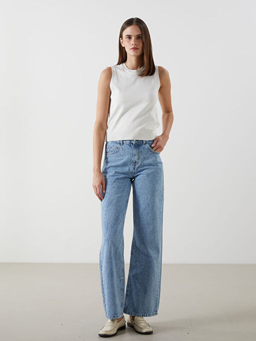 Bisiklet Yaka Kad?n Triko S?veter