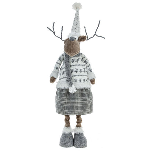 Игрушка набивная "Олень" (телескоп ноги), L49 W20 H116/45 см, 2в.