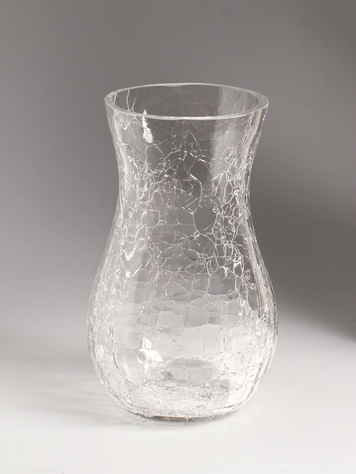 Ваза «Паутинка», грация, 19.5×10.5 см, стекло, прозрачная