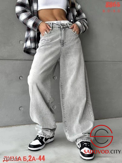 Женские широкие джинсы - Bruno фото 5