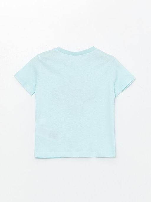 Bisiklet Yaka K?sa Kollu Bask?l? Erkek Bebek Ti??rt - Waikiki фото 2