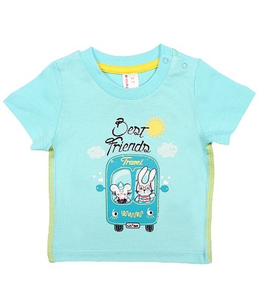 CRB wear/CSN 61606 Футболка ясельная, голубой/Ex.Cherubino
