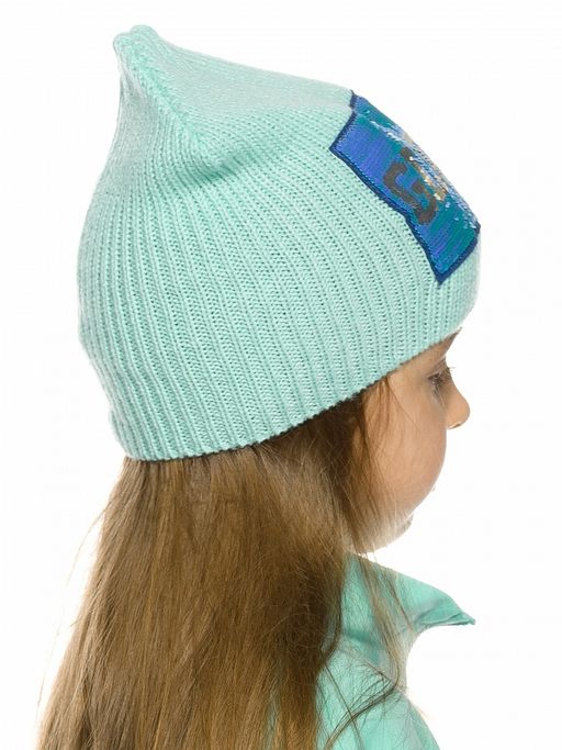 PELICAN, шапка для девочек, Ментол  фото 3