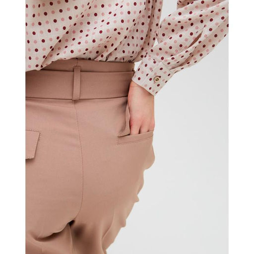 Брюки женские классические MINAKU: Casual Collection, бежевые, размер 42