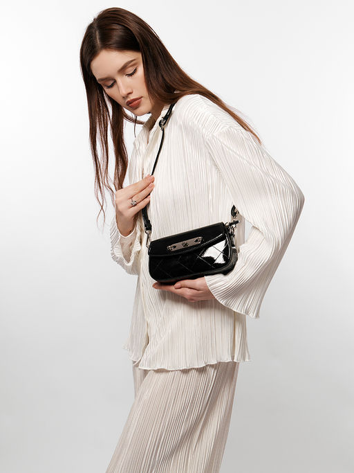 LACCOMA сумка WJD8787-черный эко кожа хлопок фото 7