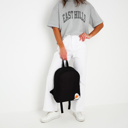 Рюкзак текстильный Утка, 38х14х27 см, цвет чёрный - Nazamok фото 2