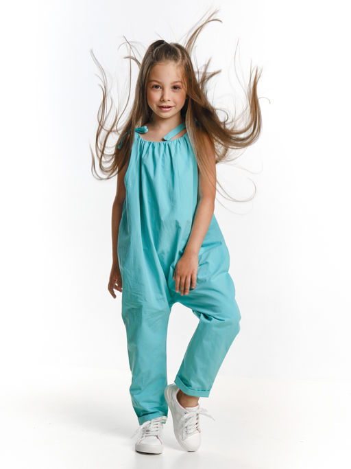 Комбинезон для девочки UD 7166 бирюза - Mini maxi фото 4