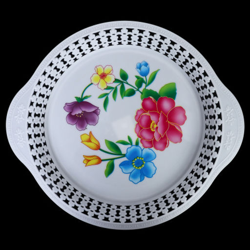 Поднос круглый 33,5х29х2,5 см / FH-1701 /уп 160/* - ГалеонТрейд фото 5