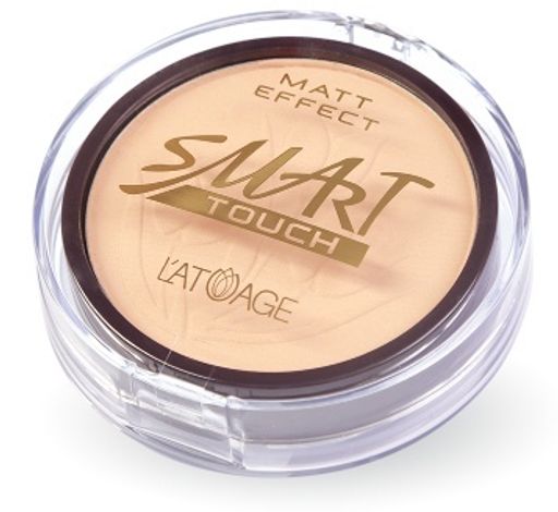 Latuage Пудра компактная SMART TOUCH тон 201 натуральный бежевый