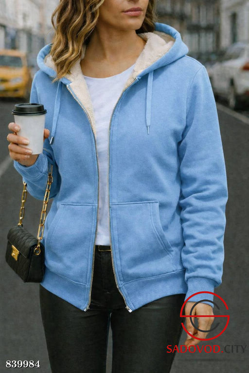 Худи женское на молнии - Bruno фото 5