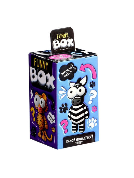 Игрушка - сюрприз Funny Box Зверятки: брелок, наклейки, карточка - Woow toys фото 17