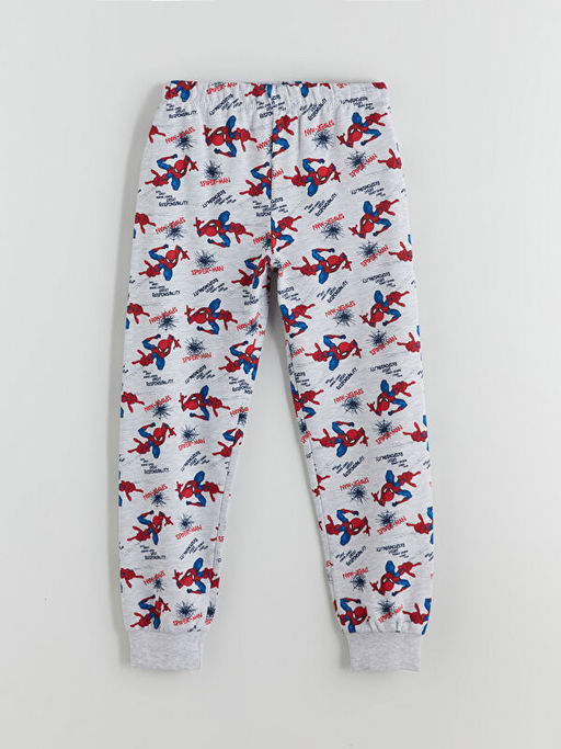 Beli Lastikli Spider-Man Bask?l? Erkek ?ocuk Pijama Alt