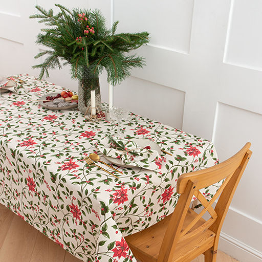 Скатерть 120х145, саржа, 100% хлопок, Гербариум ВБ - Традиция фото 23